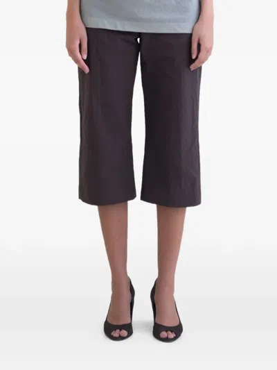 Belle Anna Miller Capri Pants In Brown