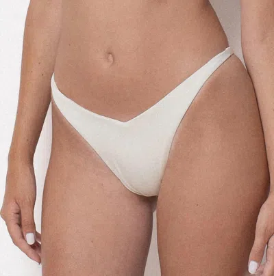 Belle Anna Mina Bikini Bottoms In Ivory In Multi