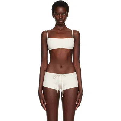 Belle Anna Off-white Reve Bikini Top