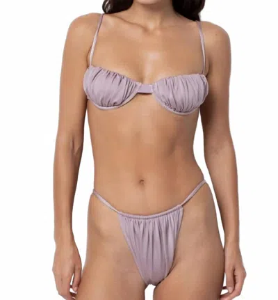 Belle Anna Pia Bikini Bottoms In Pale Purple