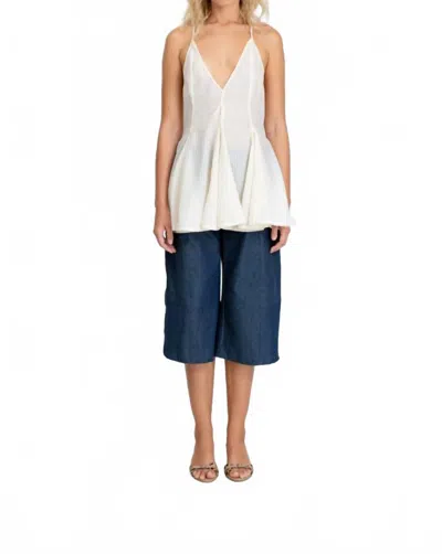 Belle Anna Women's Blossom Top In White