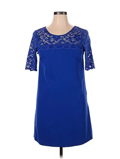 Pre-owned Belle Badgley Mischka Casual Dress In Blue