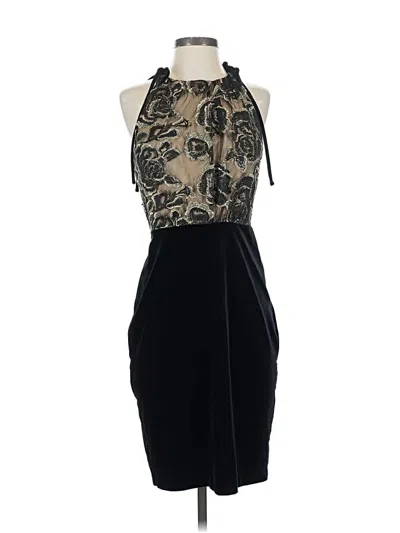 Pre-owned Belle Badgley Mischka Cocktail Dress In Black