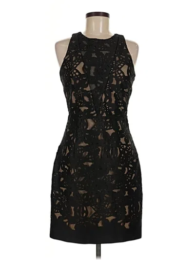 Pre-owned Belle Badgley Mischka Cocktail Dress In Black