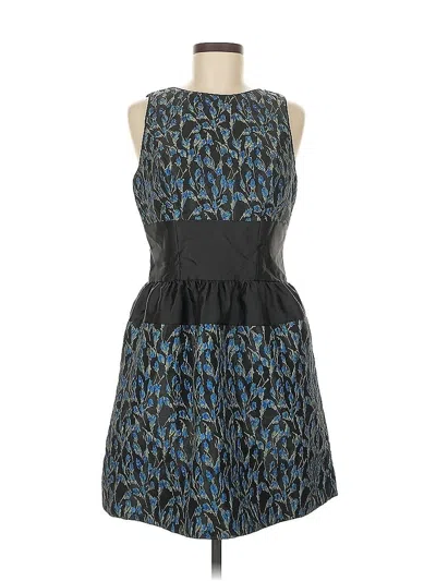 Pre-owned Belle Badgley Mischka Cocktail Dress In Blue