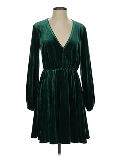 Pre-owned Belle Badgley Mischka Cocktail Dress In Green