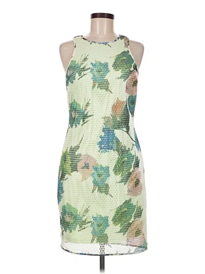 Pre-owned Belle Badgley Mischka Cocktail Dress In Green