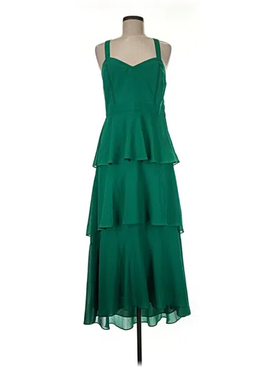 Pre-owned Belle Badgley Mischka Cocktail Dress In Green