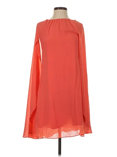 Pre-owned Belle Badgley Mischka Cocktail Dress In Orange