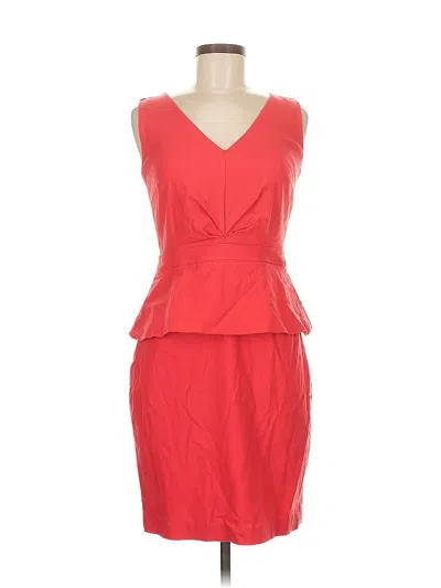 Pre-owned Belle Badgley Mischka Cocktail Dress In Red