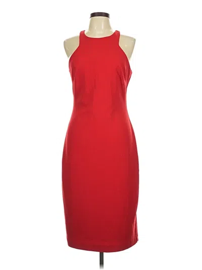 Pre-owned Belle Badgley Mischka Cocktail Dress In Red