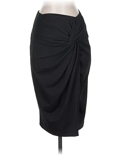Pre-owned Belle Badgley Mischka Formal Skirt In Black
