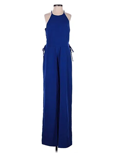 Pre-owned Belle Badgley Mischka Jumpsuit In Blue