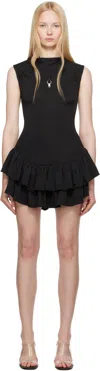 Belle Black Ballerina Minidress
