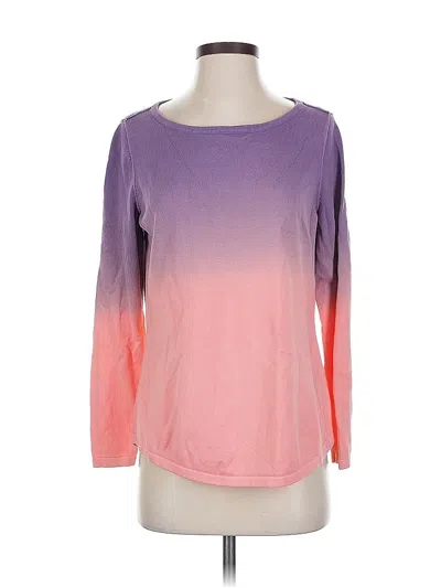 Pre-owned Belle By Kim Gravel 3/4 Sleeve T-shirt In Purple