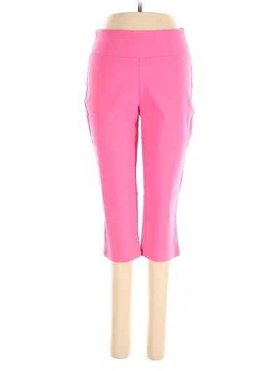 Pre-owned Belle By Kim Gravel Active Pants In Pink