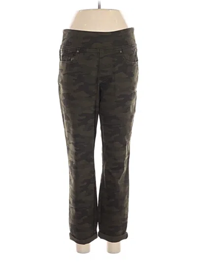 Pre-owned Belle By Kim Gravel Cargo Pants In Green