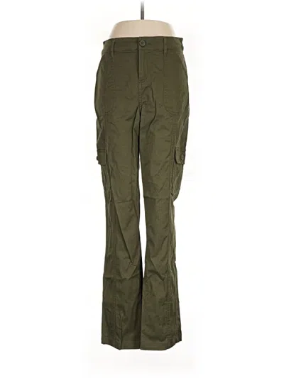 Pre-owned Belle By Kim Gravel Cargo Pants In Green