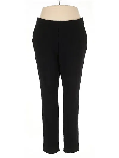 Pre-owned Belle By Kim Gravel Dress Pants In Black