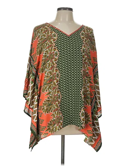 Pre-owned Belle By Kim Gravel Kimono In Green