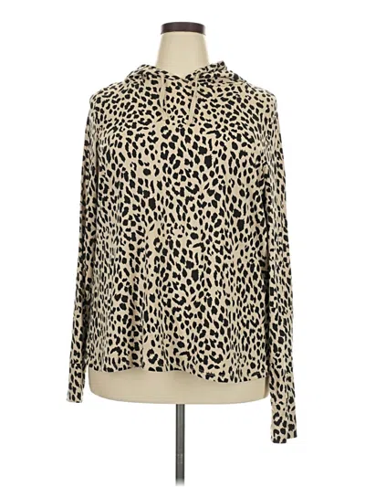 Pre-owned Belle By Kim Gravel Pullover Sweater In Brown