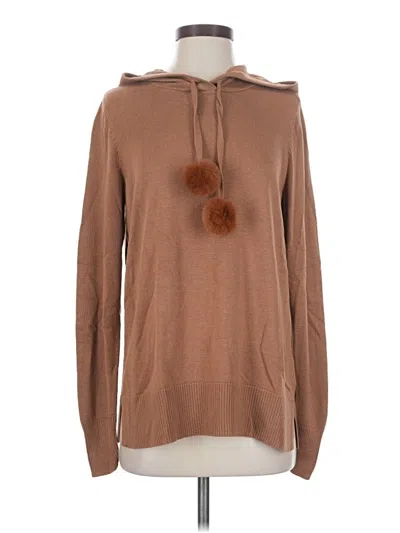 Pre-owned Belle By Kim Gravel Pullover Sweater In Brown