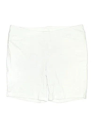 Pre-owned Belle By Kim Gravel Shorts In White