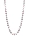 Belle De Mer Cultured Akoya Pearl (8-8.5mm) Necklace In 14k Gold In White
