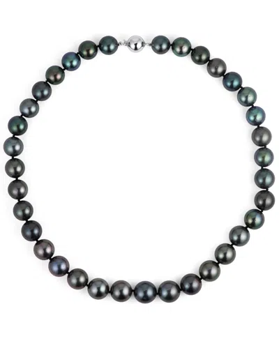 Belle De Mer Tahitian Pearl (10-13mm) Necklace In 14k White Gold