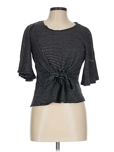 Pre-owned Belle Du Jour 3/4 Sleeve T-shirt In Black