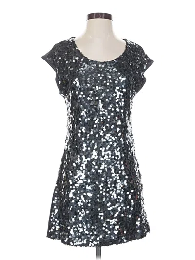 Pre-owned Belle Du Jour Cocktail Dress In Silver