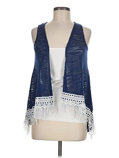 Pre-owned Belle Du Jour Kimono In Blue