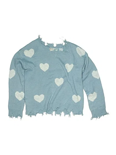 Pre-owned Belle Du Jour Kids' Pullover Sweater In Blue