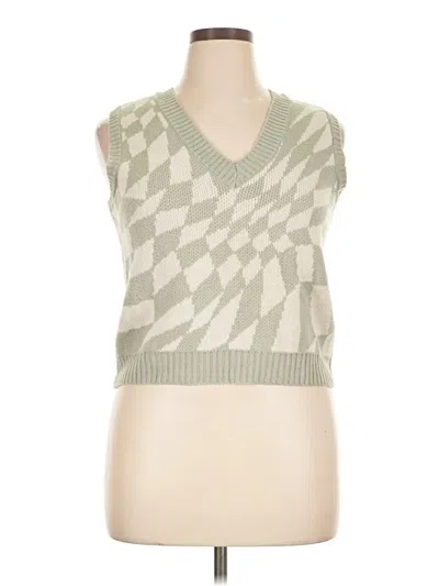 Pre-owned Belle Du Jour Sweater Vest In Green