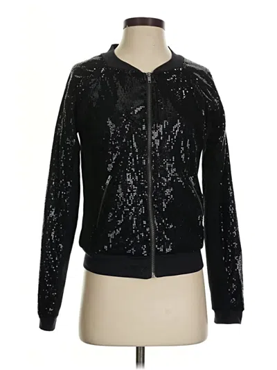 Pre-owned Belle Du Jour Zip Up Hoodie In Black