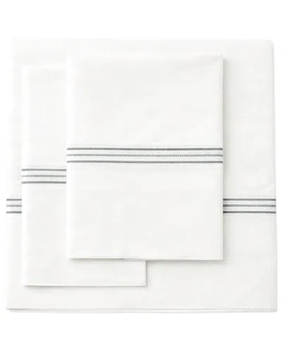 Belle Epoque 300 Thread Count Victoria Sheet Set In White