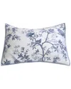 Belle Epoque 400 Thread Count Josephine Quilted Sham In Blue