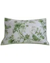 Belle Epoque 400 Thread Count Josephine Quilted Sham In Green