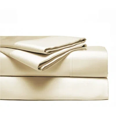 Belle Epoque 700 Thread Count Pima Cotton Sateen Sheet Set In Champagne