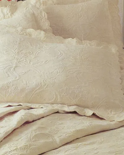 Belle Epoque Botanica Coverlet In Gold