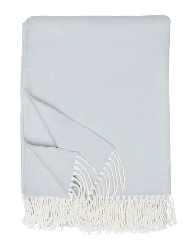 Belle Epoque Brushed Cotton Throw In Blue