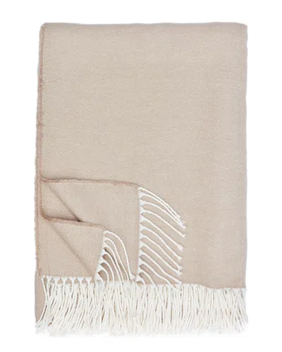 Belle Epoque Brushed Cotton Throw In Pink