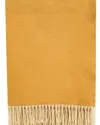 Belle Epoque Brushed Cotton Throw In Orange