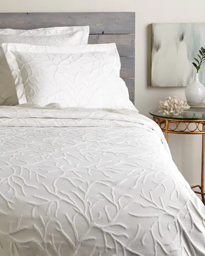 Belle Epoque Coral Glory Coverlet Collection In Neutral