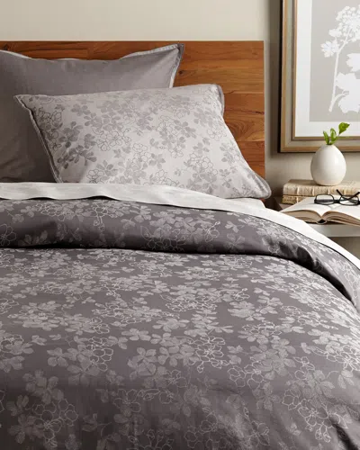Belle Epoque Iced Bloom Duvet Collection In Grey