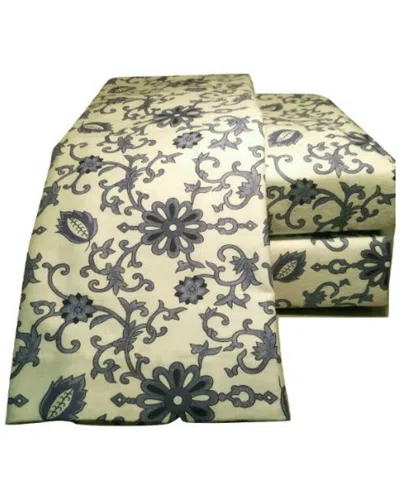 Belle Epoque Paisley Flannel Blue White Sheet Set