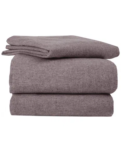 Belle Epoque Solid Flannel Burgundy Sheet Set