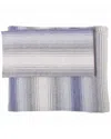 Belle Epoque Stripe Flannel Blue Grey Sheet Set