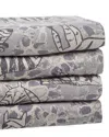 Belle Epoque Zebra Heather Flannel Sheet Set
