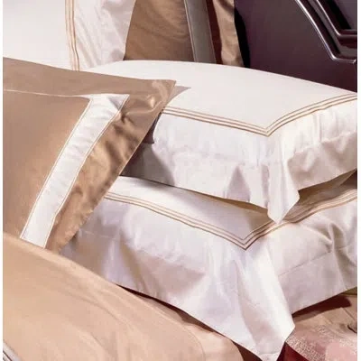 Belle Epoque Firenze Boudoir Pillow In White Sienna